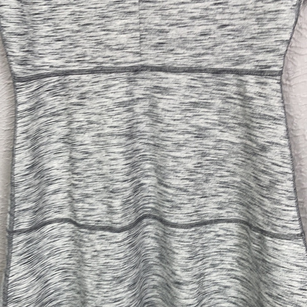 Athleta Marled Heather Grey Short Sleeve Pullover Active Wear Dress Size… - Picture 11 of 13